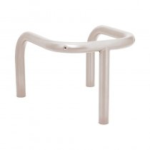 Stolpskydd lackerad platgjutning ljusgrå