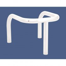 Stolpskydd lackerad platgjutning vit