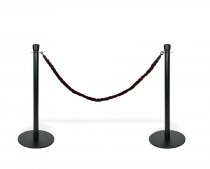 avspärrningssystem i svart