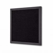 bokstavstavla 30x30cm i svart träram