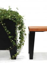 Blomlåda Flox Hög - Svart