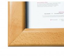 låsbar menytavla i teak utomhus