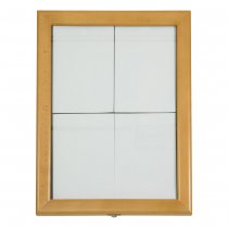 Utomhus menytavla med LED ljus