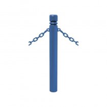 Trafikpollare med fästöglor Ø 114 mm