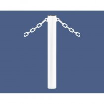 Trafikpollare med fästöglor Ø 114 mm