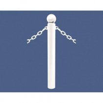 Trafikpollare med fästöglor Ø 114 mm