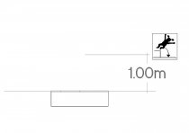 Nedgrävd Studsmatta 1x1 meter