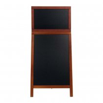 Trottoarpratare A-ställ med avtagbar toppskylt