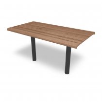 Bord Sofiero i Värmebehandlat trä och svart stomme