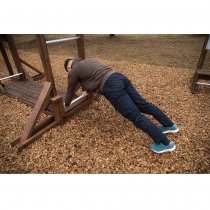 Fitness - utegym trä för utomhusträning