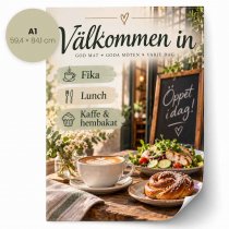 Vattentålig affisch - A1