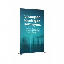 Zipper Banner Slim 100 × 200 cm med tryck