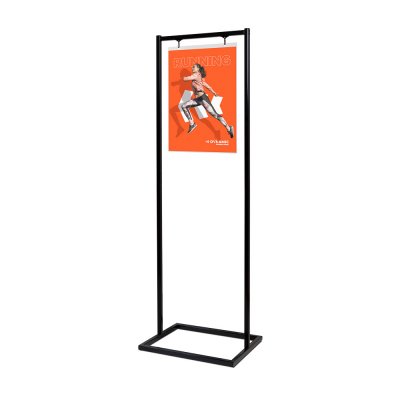 Affischställ med affisch i A2 storlek