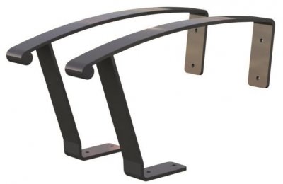 Svarta armstöd till parksoffa & fåtölj Sofiero