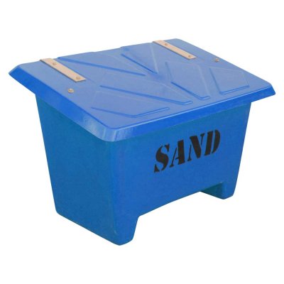 Gruslåda 250 liter Blå