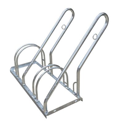 Brett cykelställ 2 platser CC 520 mm - Modell 552 med ramlås