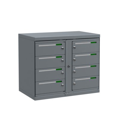 Fastighetsbox Lynx för utomhus 2x4 fack