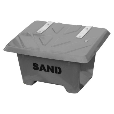 Liten sandbehållare 65 liter grå