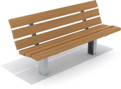 Rejäla parkbänkar