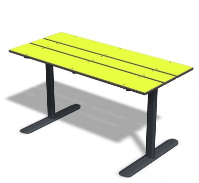 Parkbord av HPL - High Pressure Laminate