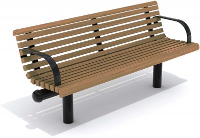 Parksoffa City Form med armstöd