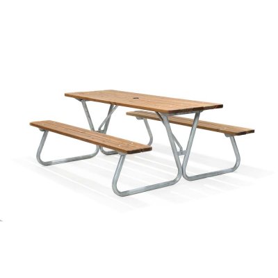 Bänkbord Linnea med galvaniserad stomme