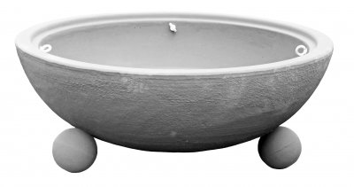 Stor planteringskärl för offentlig utemiljö