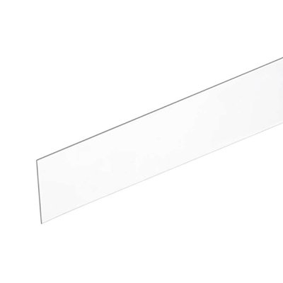 Plastremsa 20-pack i genomskinlig transparent plast till tidningshållare Alu