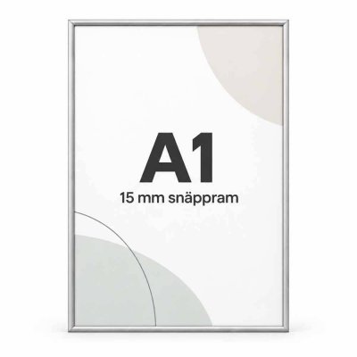Posterram A1 15 mm smal ram - Silver