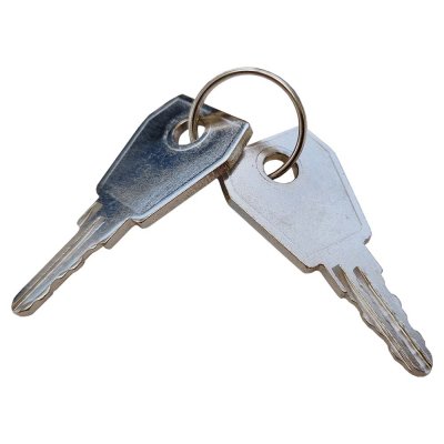 Reservdelsnycklar till låsbara skyltskåp SCS samt SCT