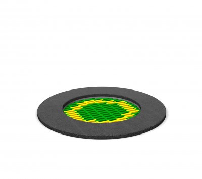 Nedgrävd studsmatta Crater - Rund Trampolin