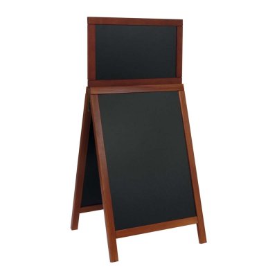 Gatuställ Securit Deluxe Gummiträ Mahogny