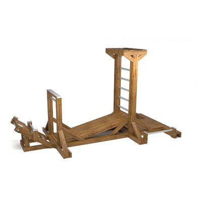 Utomhusgym i trä - Wooden Core
