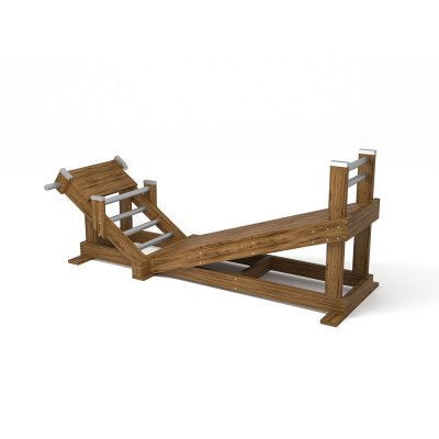 Utomhusgym i trä - Fitness Core