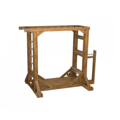 Utomhusgym i trä - Kroppskraft Ribb