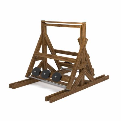 Utomhusgym trä Multistation