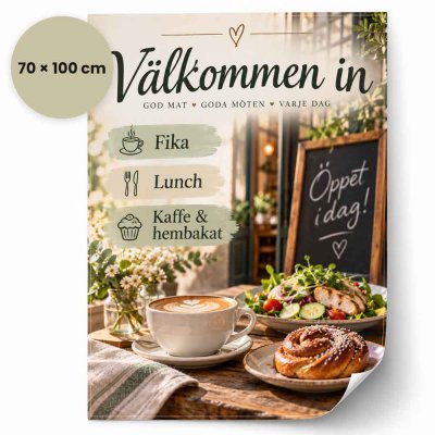 Vattentålig affisch - 70x100 cm