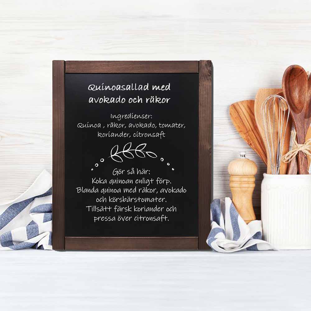 Griffeltavlor i köket