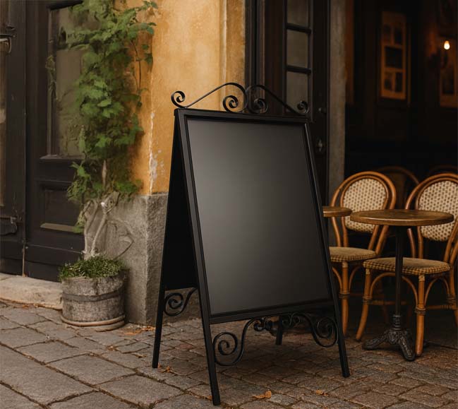 vintage gatupratare med fina detaljer